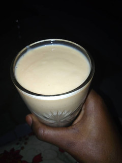 A picture of Tiger nut drink (kunun Aya).