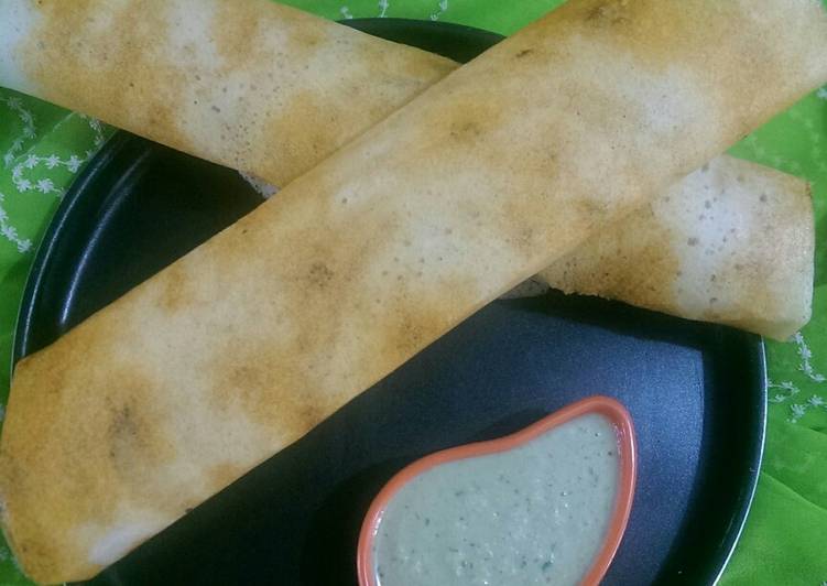 Recipe of Award-winning Plain Dosa