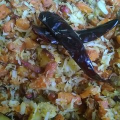 A picture of Raw Banana & Carrot Fry.