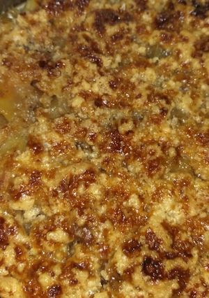 A picture of Apple crumble.