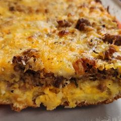 A picture of Breakfast casserole.