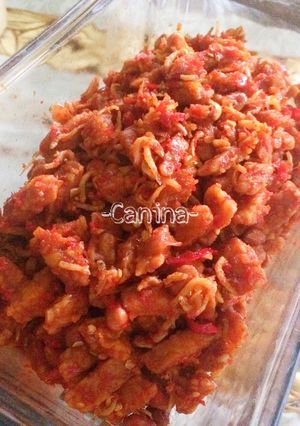 Foto resep Tempe, Teri, Kacang Balado