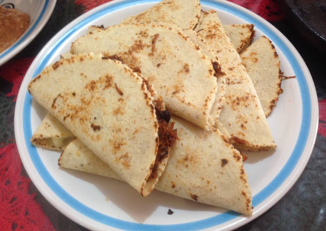 Quesadillas con chilorio