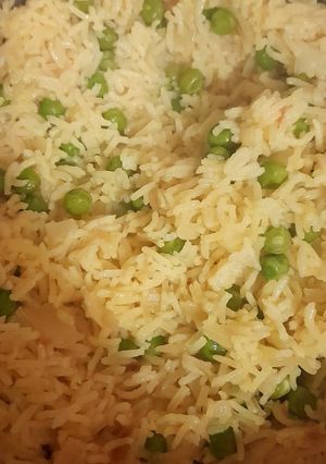 Foto de Arroz de Ervilhas e Açafrão