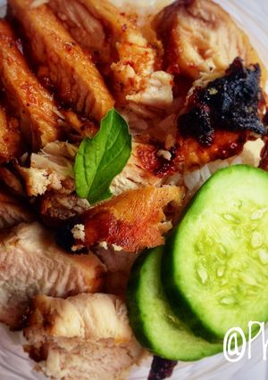 รูปของ อกไก่อบเตาถ่าน คลีนโคตร@Phit-FooD
