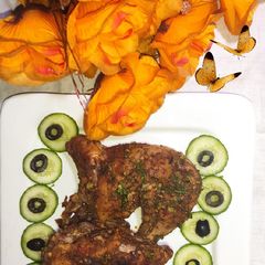 A picture of Lahori Tawa Chicken.