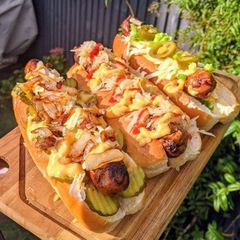 A picture of Italian Sausage rolls.