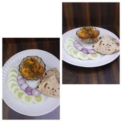 A picture of Sindhi Style Kathal ki Sabji.