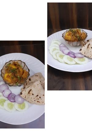 A picture of Sindhi Style Kathal ki Sabji.