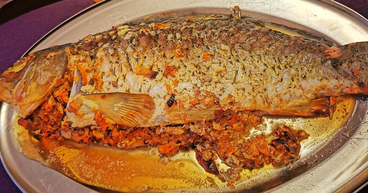 Фаршированный Карп В Духовке Рецепты С Фото