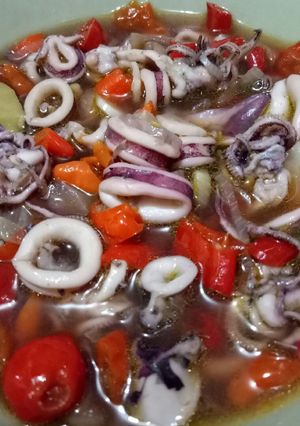 Foto resep Cumi Pedas Kuah Teriyaki