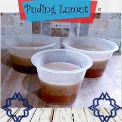 รูปของ Puding lumut gula merah