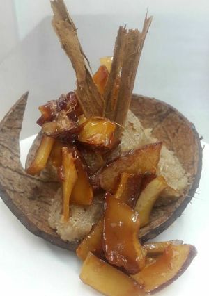 Una foto de Dulce de coco