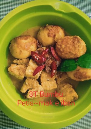 Foto resep 3T Bumbu Petis (telur~tahu~tempe)