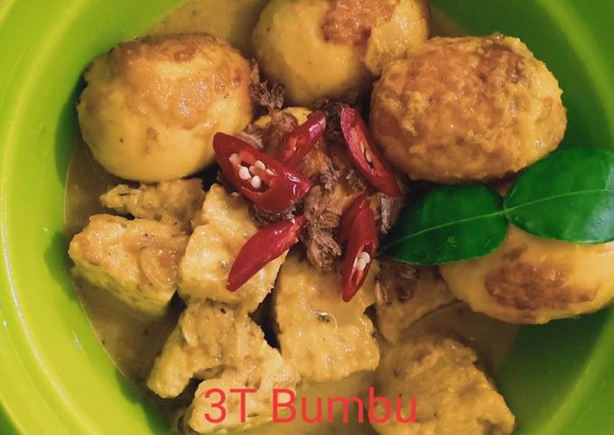 Anti Ribet, Memasak 3T Bumbu Petis (telur~tahu~tempe) Anti Gagal