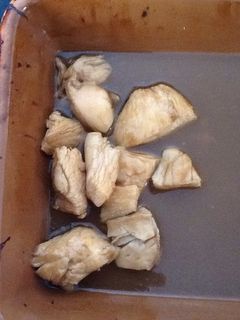 Una foto de Pollo con salsa de soja y naranja