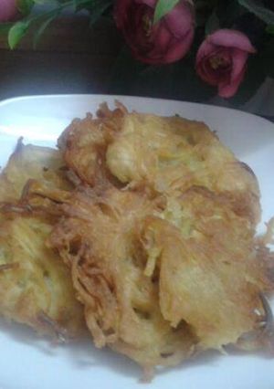 Hình của món Khoai lang sợi chiên giòn.