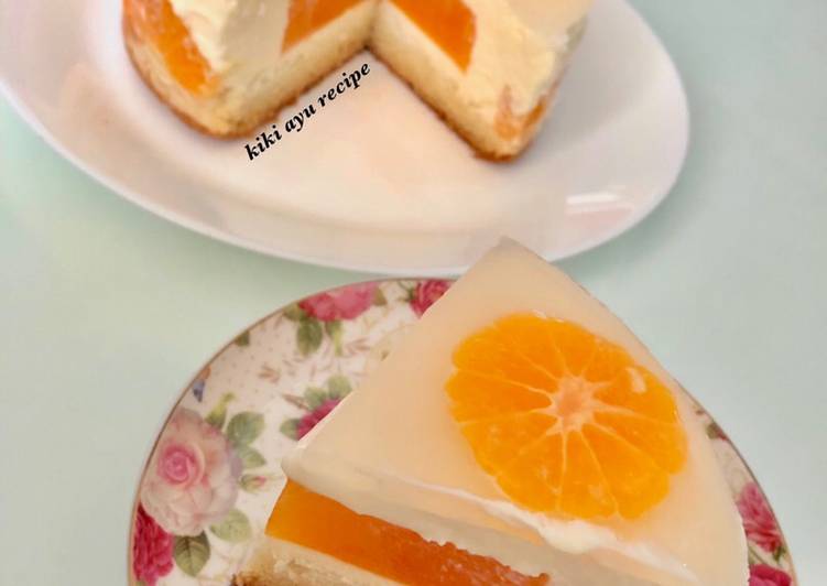 Jeruk Medan Cheese Cake (Tanpa Gelatin)