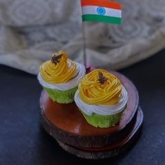A picture of Tricolour Cupcake.