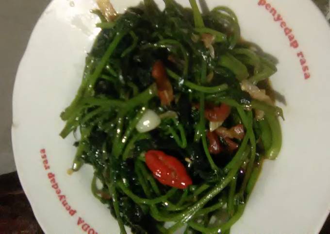 Bagaimana cara memasak Cah daun ubi 🍲 dijamin sesuai selera