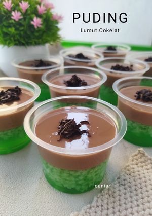 Foto resep Puding Lumut Cokelat