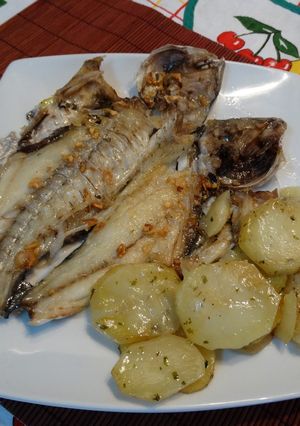 Una foto de Dorada al horno