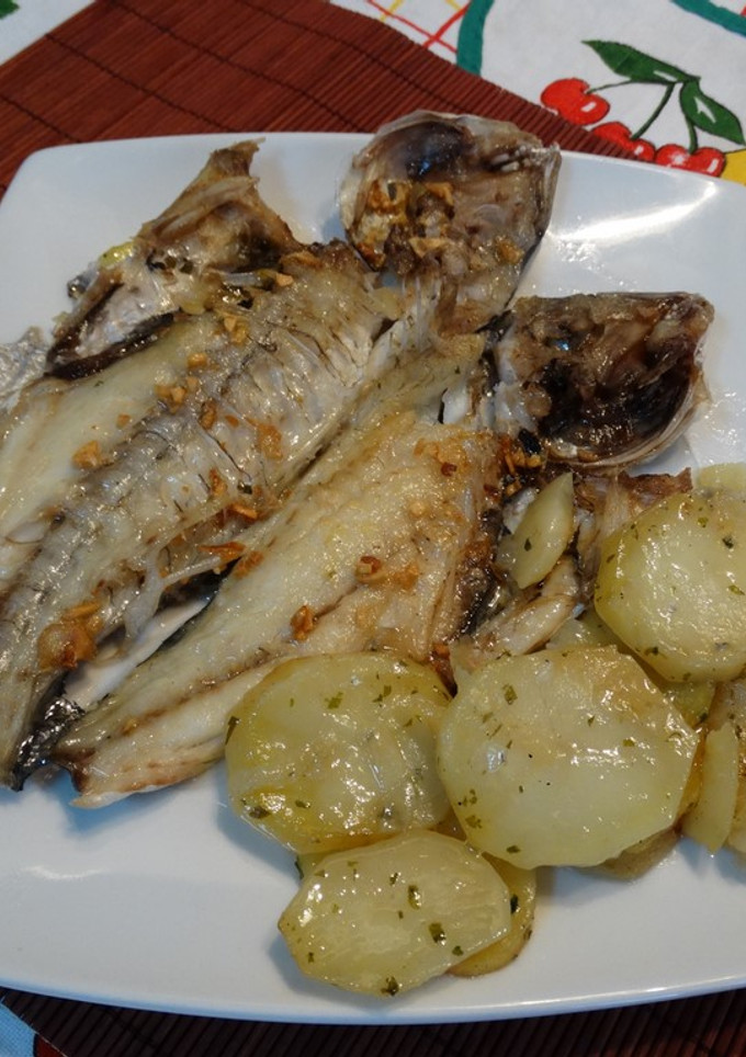Una foto de Dorada al horno