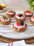 Granola Strawberry Yogurt Cups