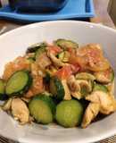 Chicken with Cucumber