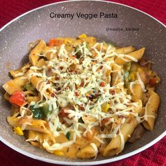 Creamy Veggie Pasta A picture of Creamy Veggie Pasta.