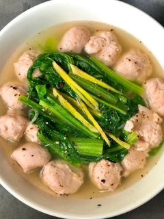 Hình của món Canh Cải Cay Nấu Mộc (Giò Sống).