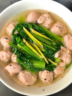 Hình của món Canh Cải Cay Nấu Mộc (Giò Sống).