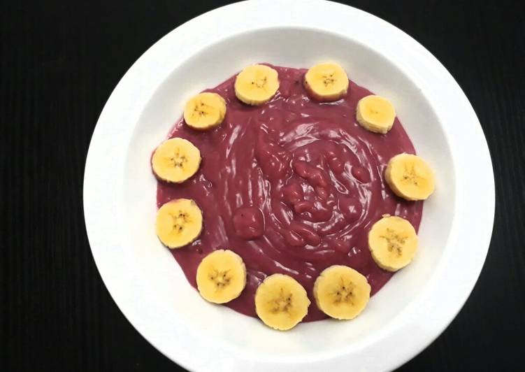 Zobo pap with banana