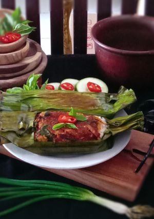 Foto resep Nasi Bakar Ikan Kecap Pedas Kemangi