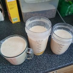 Banana Almond Milk Smoothie A picture of Banana Almond Milk Smoothie.