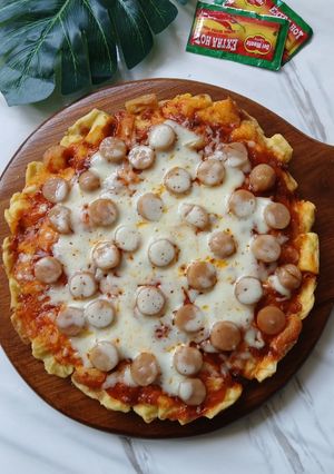 Foto resep Pizza Roti Tawar Teflon