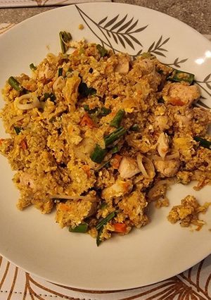 Una foto de Pollo Salteado con Quinoa