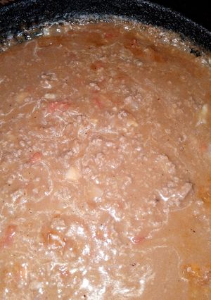 Una foto de Salsa de CARNE PSEUDO AGRIDULCE