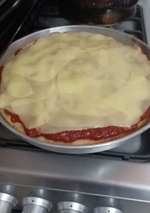 Una foto de Pizza