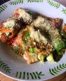 Canelones sin masa (zapallo italiano)