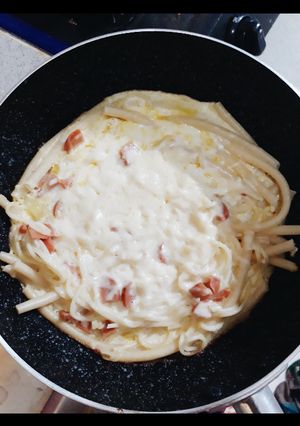 Foto resep Schotel long macaroni teflon