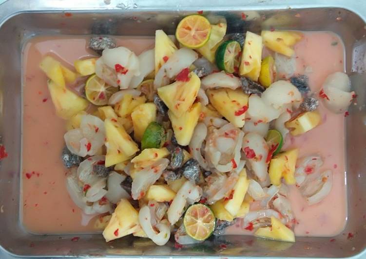 Resep masakan Asinan Rambutan 😍 | Resep Bumbu Asinan Rambutan 😍 Yang Bisa Manjain Lidah