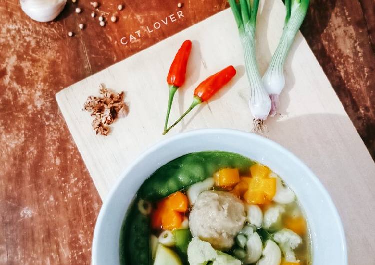 Resep Sup Sehat Warna-Warni Yang Renyah
