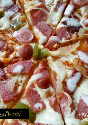 Foto resep Pizza teflon tipis dan simple