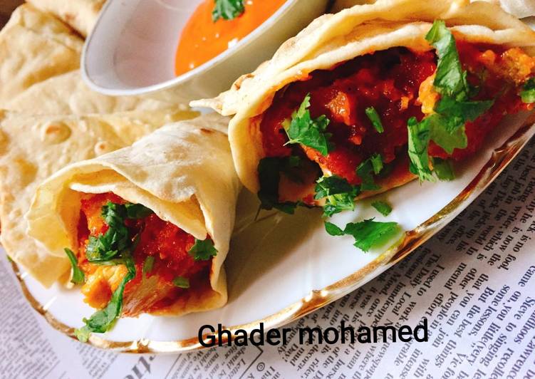 قراطيس دجاج على السريع والطعم يجنن 👌♥️