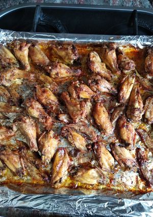 Una foto de Alitas al horno con cerveza (igual que si fueran alast)