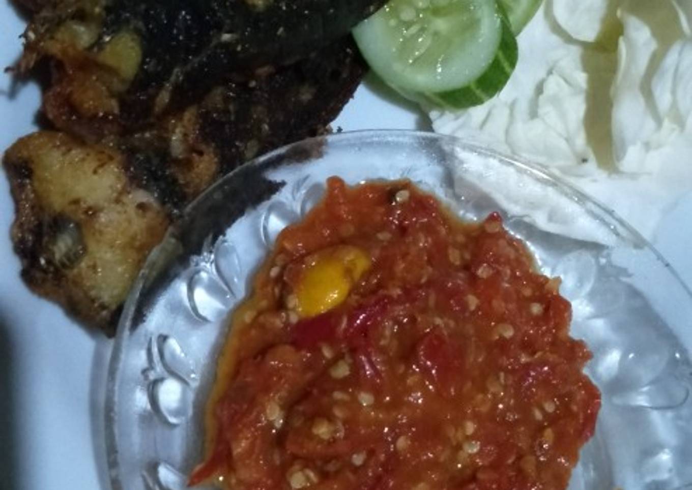 Sambal Pecel Lele enak