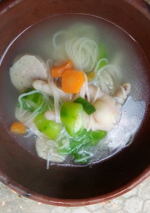 Foto resep SOP oyong/ gambas misoa