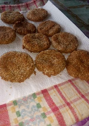 Una foto de Galletitas de coco y gofio