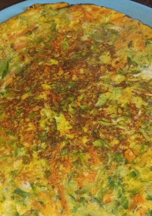 Una foto de Tortilla de verduras